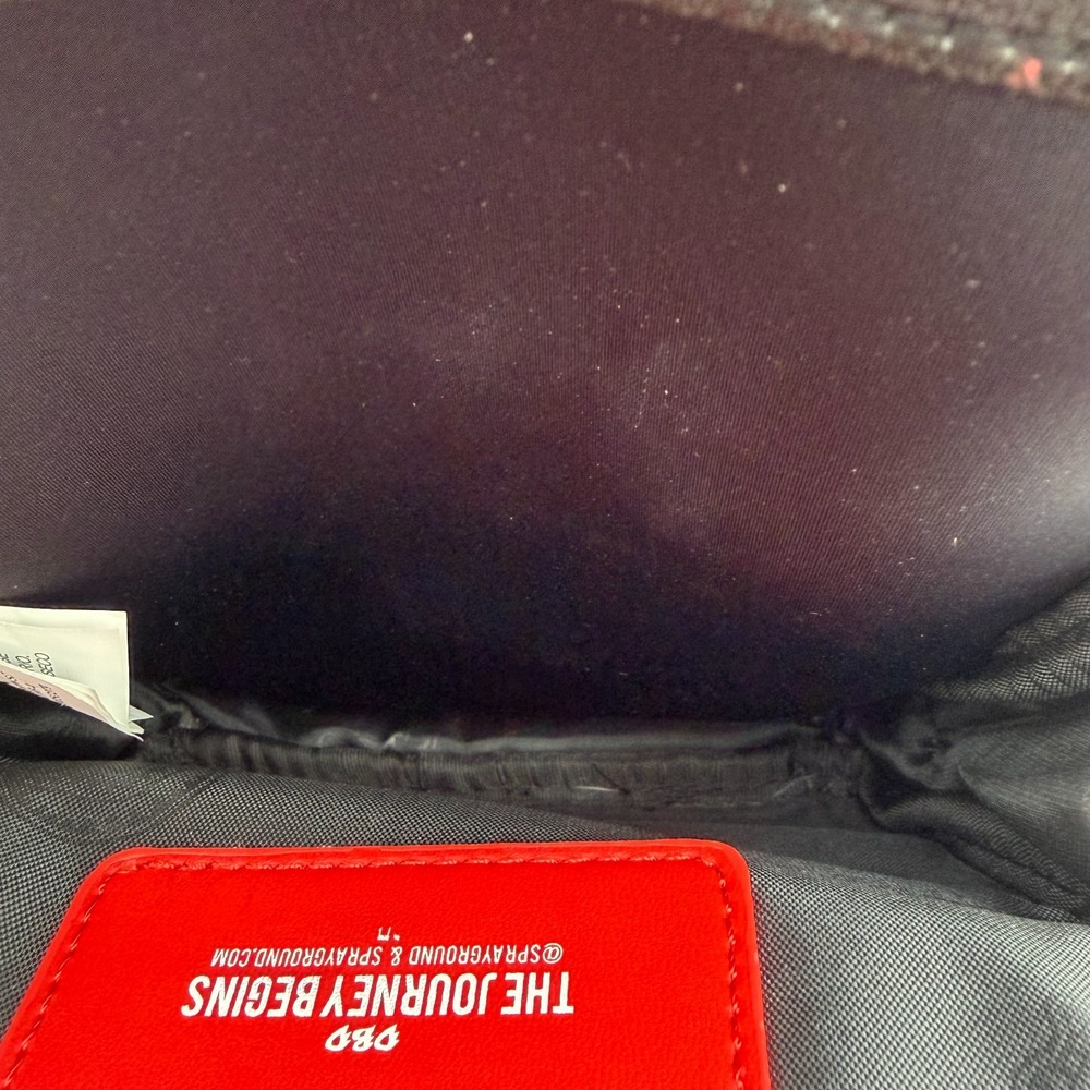 Sprayground Limited Edition Checker Reflective Shark Sling Bag Hangover RARE! - Picture 7 of 9